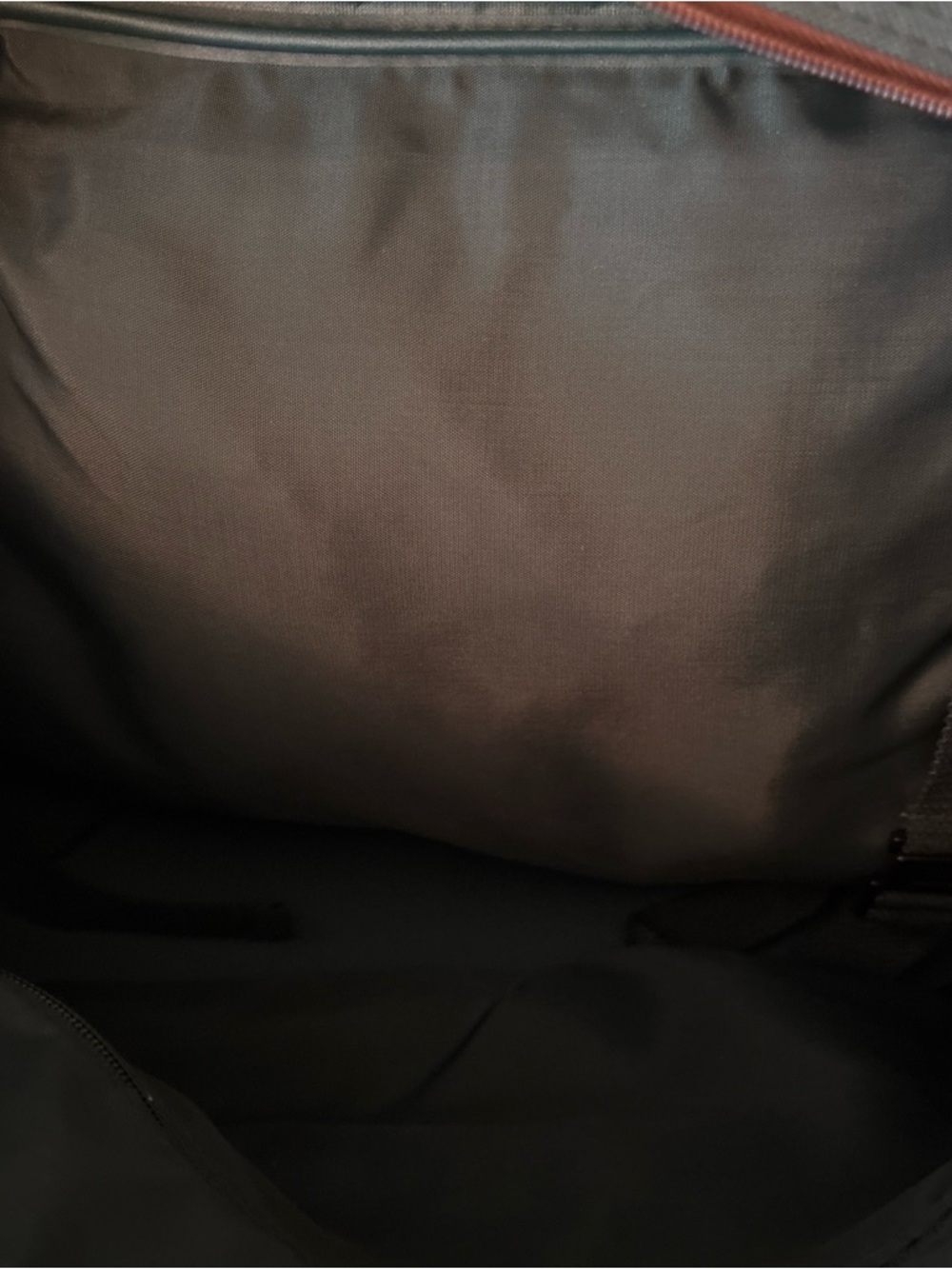 Jaguar Olive Green Duffel Bag with Brown Leather Trim - Picture 9 of 12